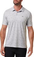 TravisMathew Featherweight Deco Print Polo