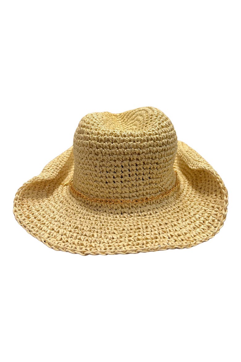 Straw Cowboy Hat, Alternate, color, LIGHT TAN