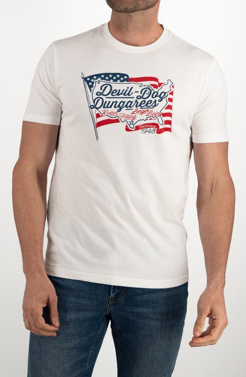 Cotton Blend Graphic T-Shirt