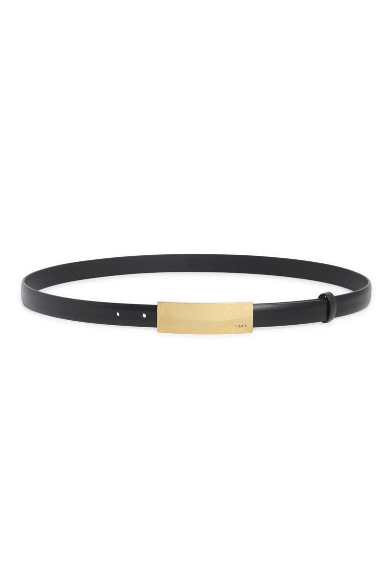 Berlin Leather Belt, Main, color, BLACK