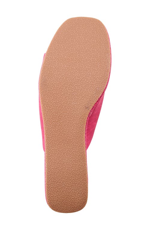 Shushop Ilaria Platform Wedge Sandal In Pink