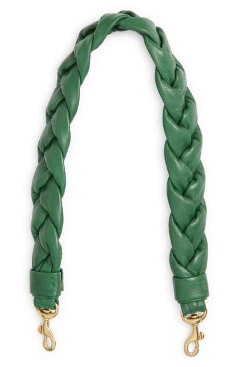 Braided Leather Shoulder Strap