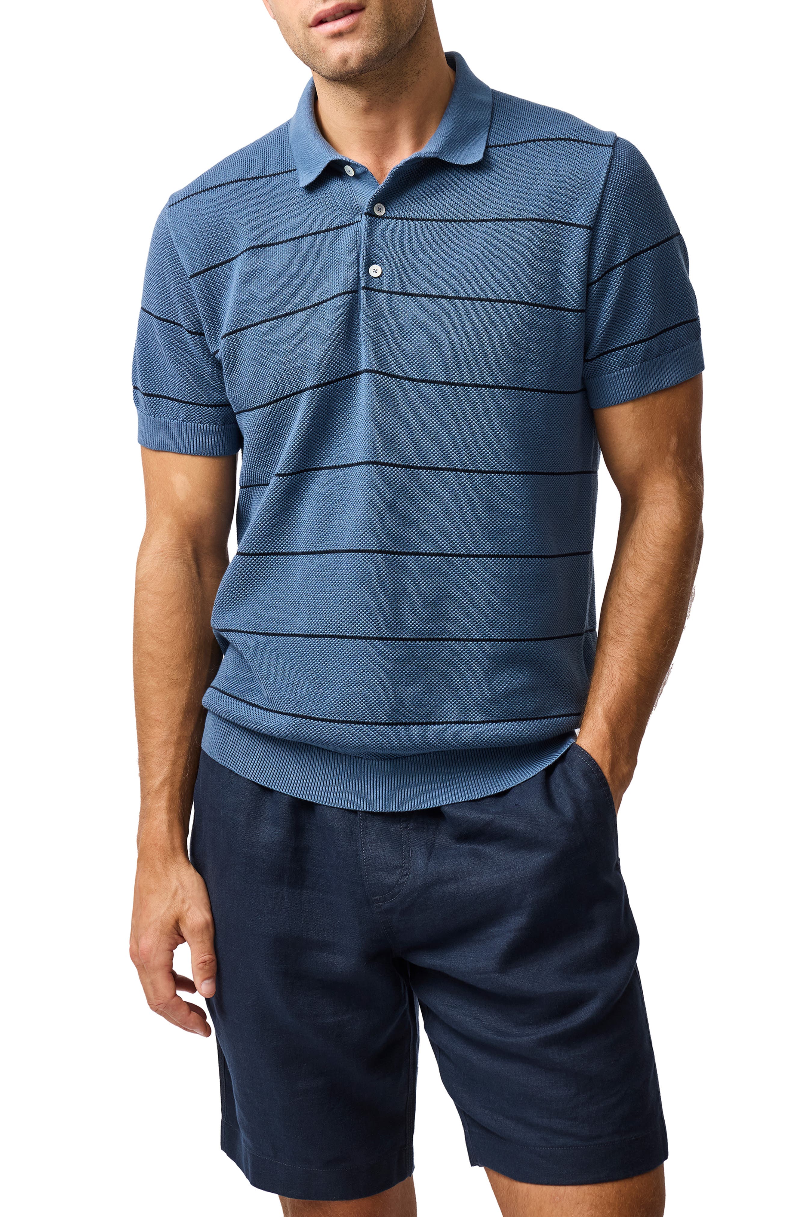 Rodd & Gunn Turners Bay Stripe Polo