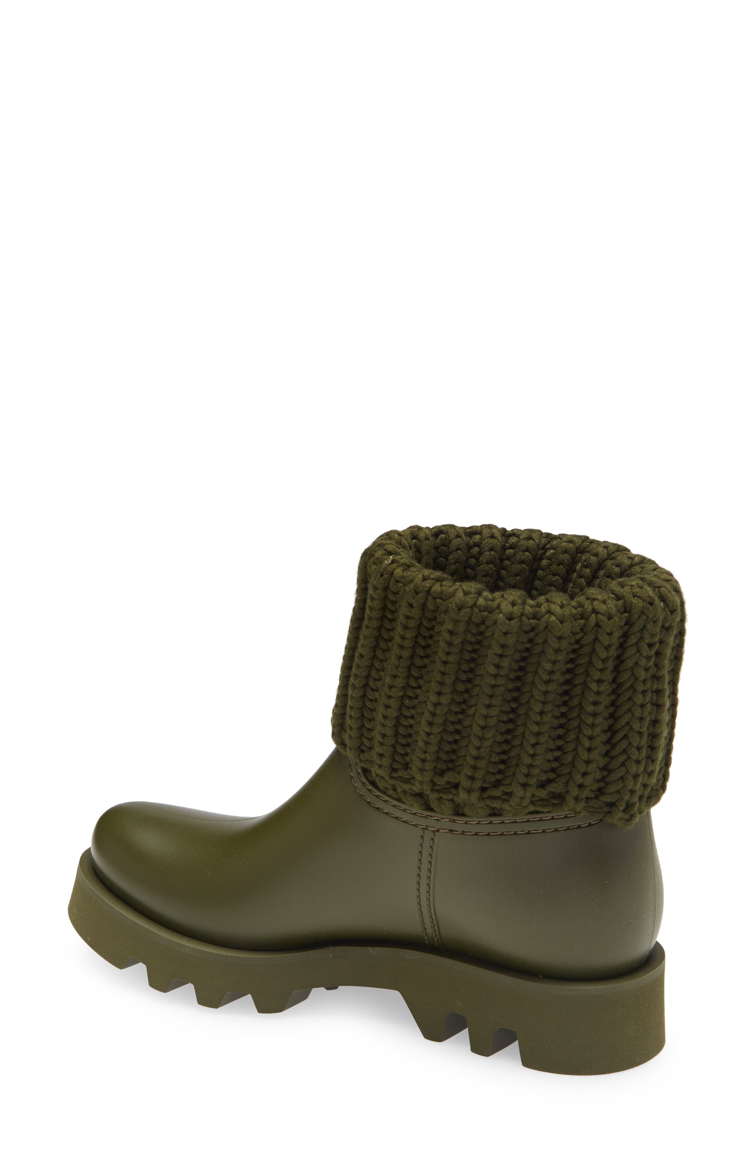 Ginette Waterproof Rain Boot, Alternate, color, GREEN