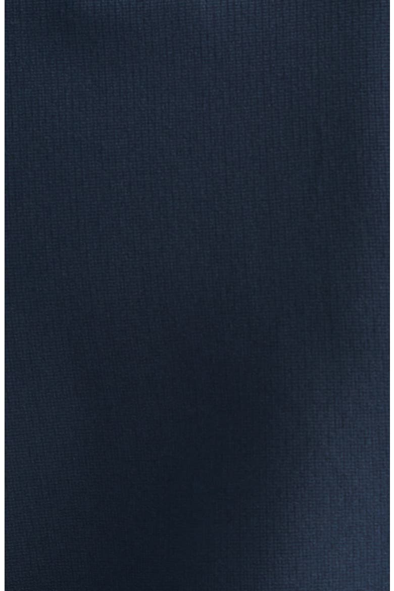 Compact Knit Peplum Polo, Alternate, color, NAVY