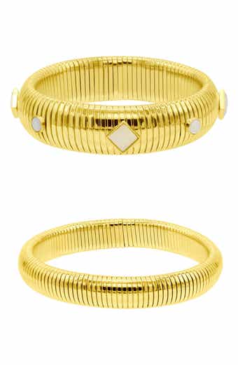 Set of 2 Omega Stretch Bracelets