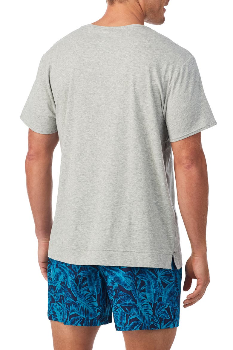 Cotton & Modal Pajama T-Shirt, Alternate, color, GREY HEATHER
