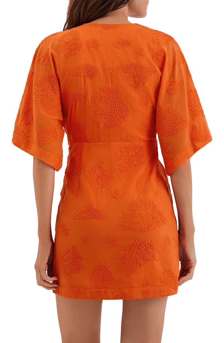 ViX Paula Hermanny Pietra Cotton Cover-Up Minidress, Alternate, color, 