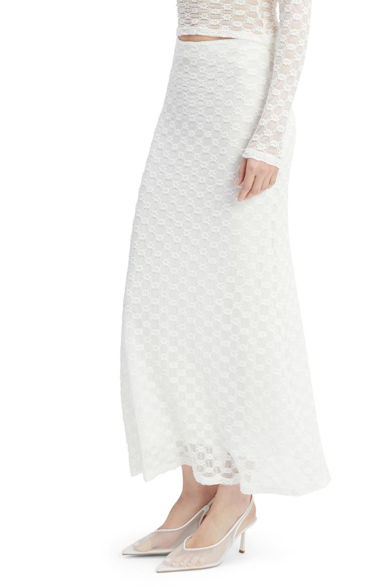 Adoni Floral Lace Maxi Skirt, Alternate, color, ORCHID WHITE