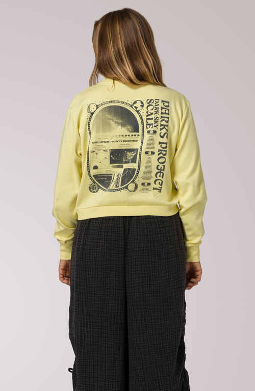 Parks Project Dark Sky Scale Cropped Crewneck