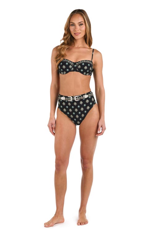 L Agence Vanessa High Waisted Bikini Bottom