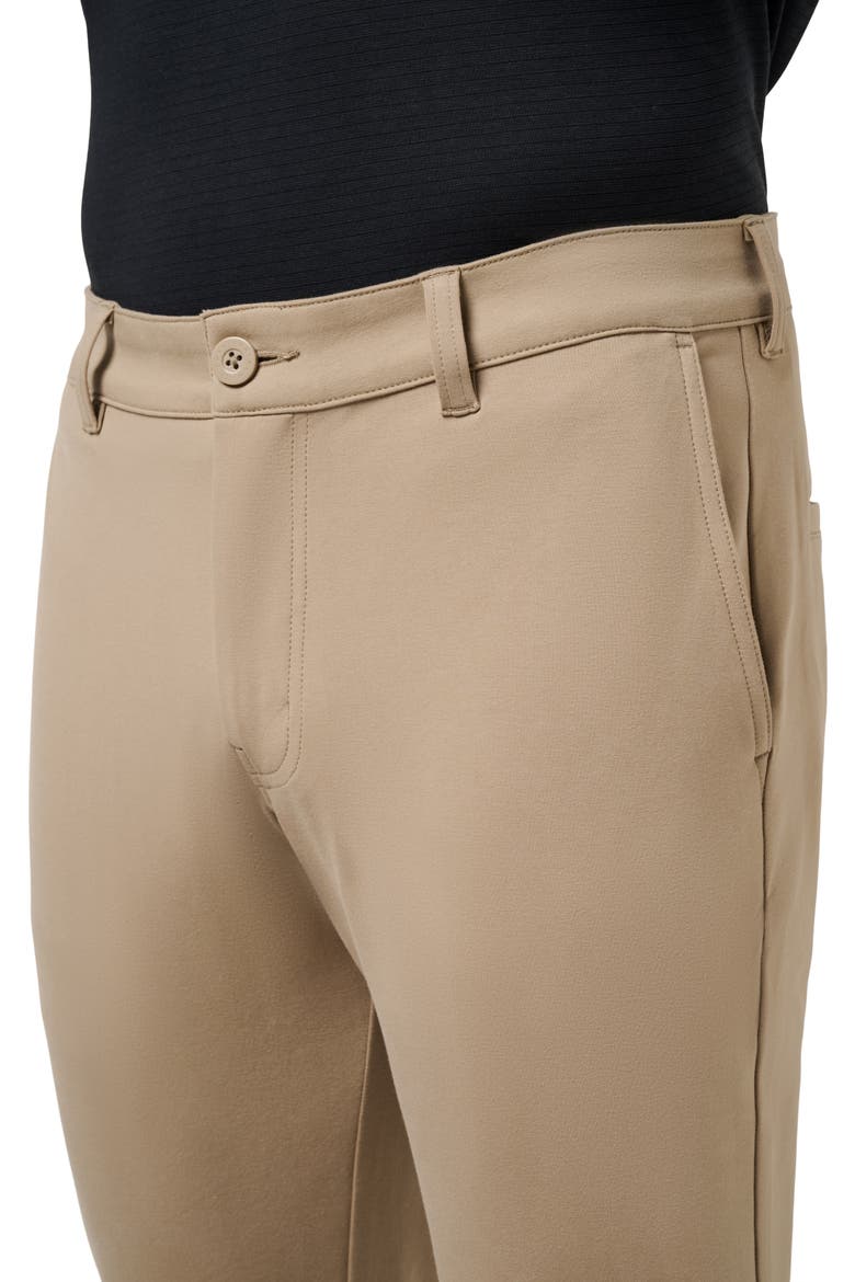 Legacy Stretchknit Flat Front Chinos, Alternate, color, WEATHERED TEAK