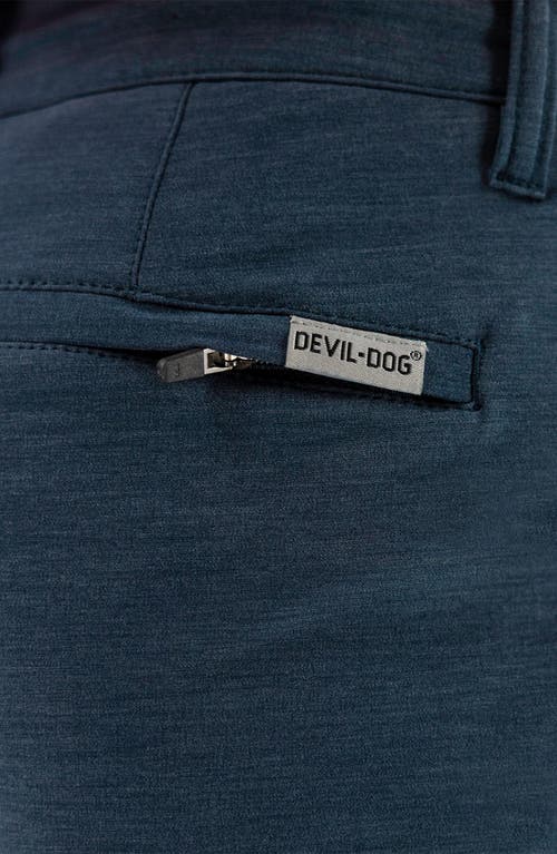 Devil-dog Dungarees 6-inch Hybrid Chino Shorts In Navy Blazer
