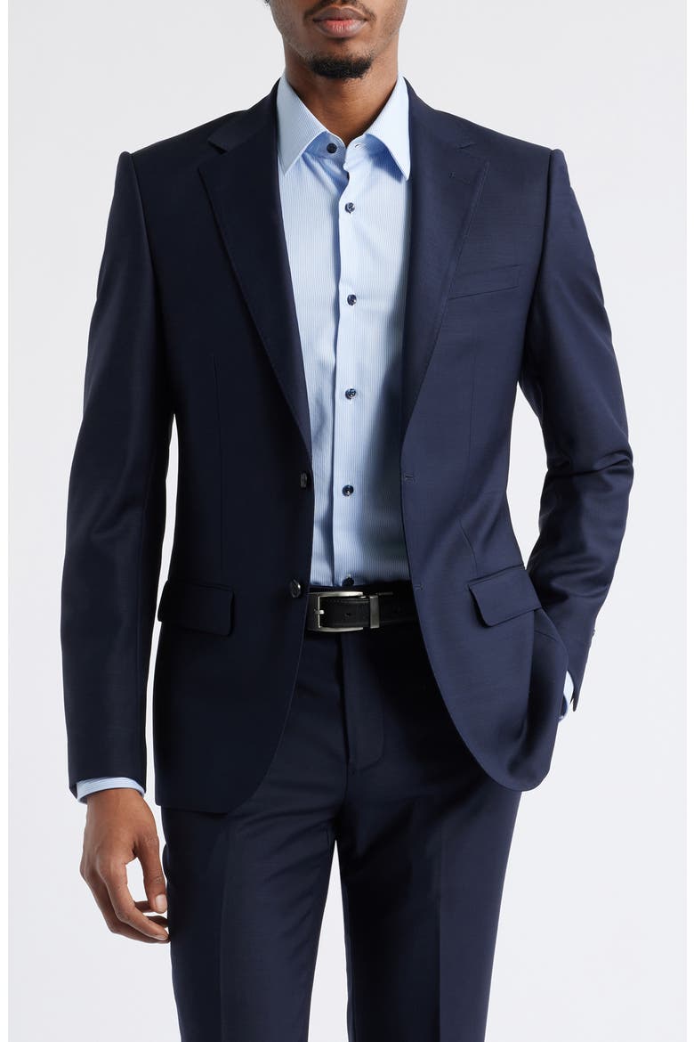 Matteo Slim Fit Navy Wool Sport Coat, Main, color, NAVY