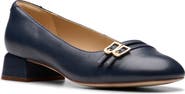 Clarks® Daiss Court Block Heel Pump