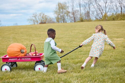 Little English Kids' Cotton Jack Shortall In Green
