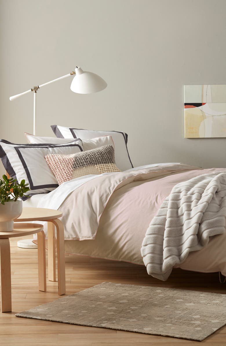 Nordstrom Solid Reversible Duvet Cover, Main, color,
