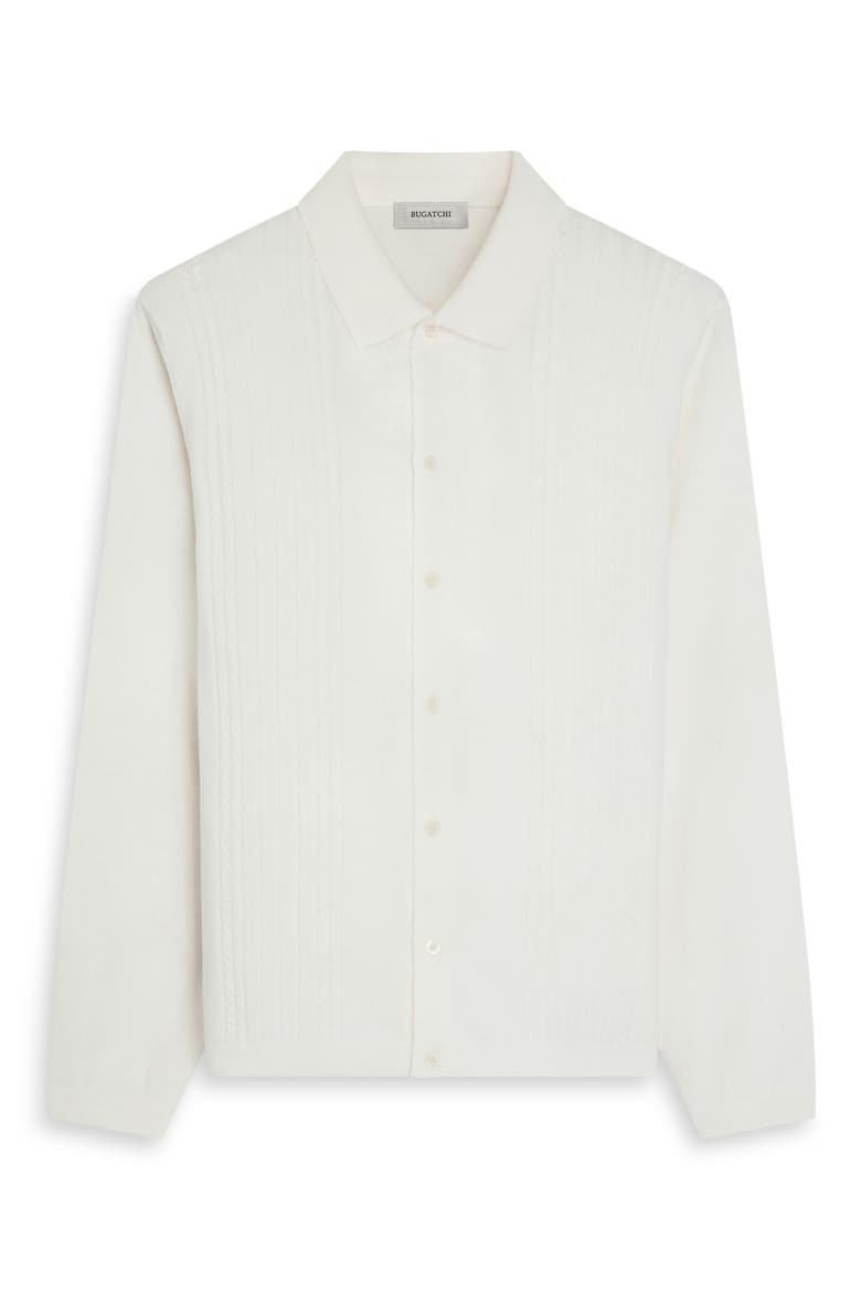 Cable Wool and Cashmere Cardigan, Alternate, color, IVORY