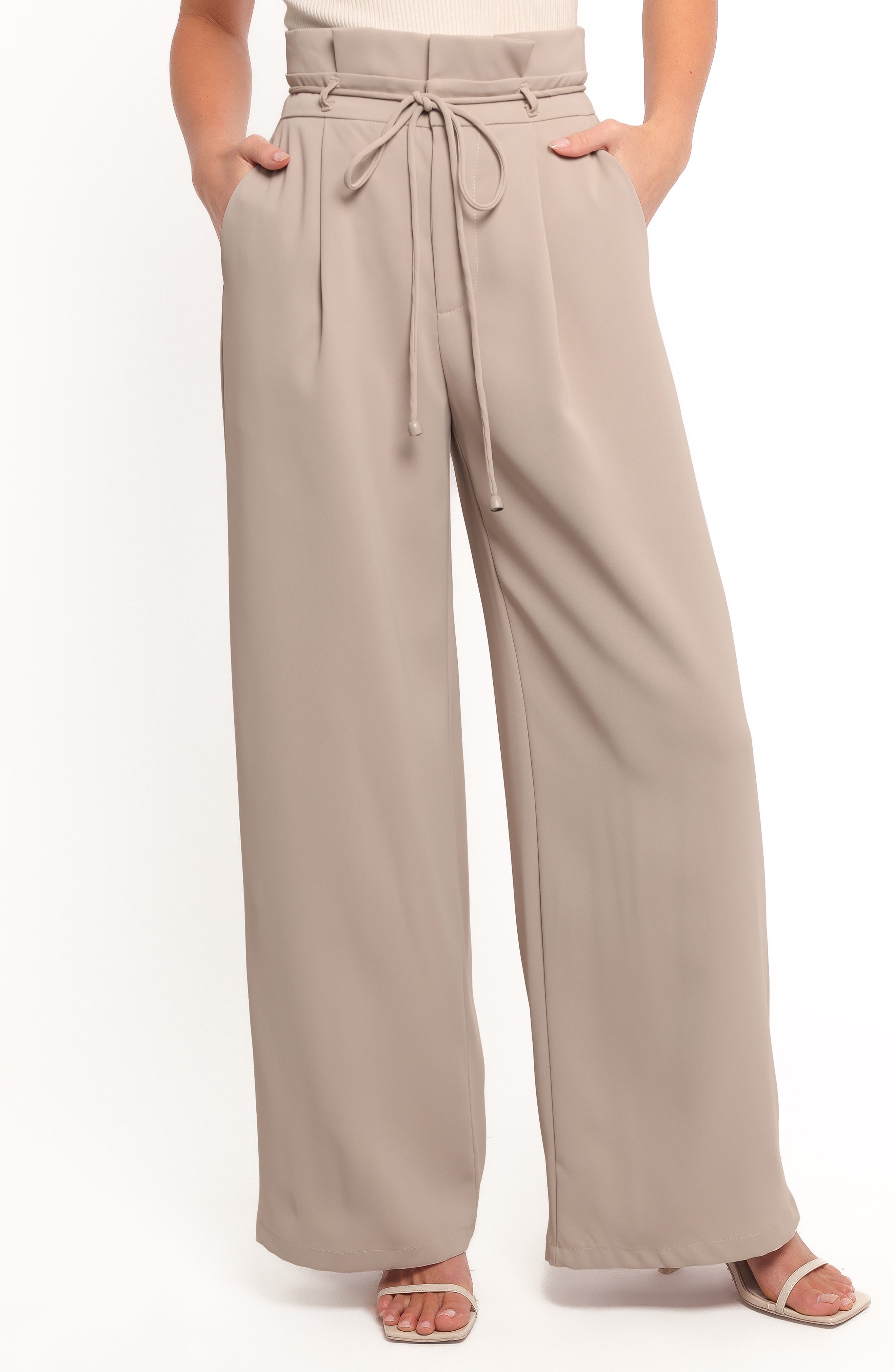 Petal & Pup Thesis Tie Waist Wide Leg Pants