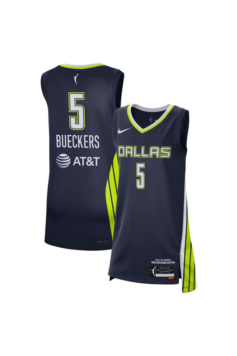 Unisex Nike Paige Bueckers Navy Dallas Wings 2025 WNBA Draft Explorer Edition Victory Player Jersey, Alternate, color, Navy