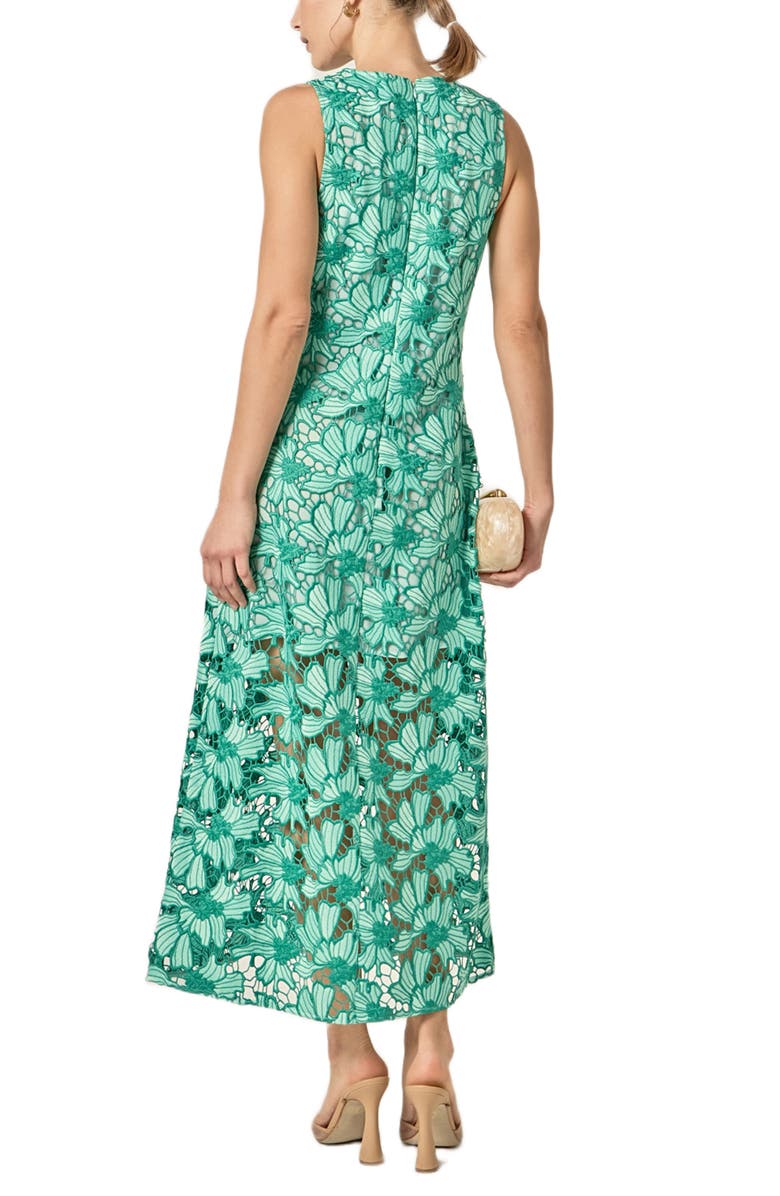 English Factory Floral Embroidered Sleeveless Maxi Dress, Alternate, color, 