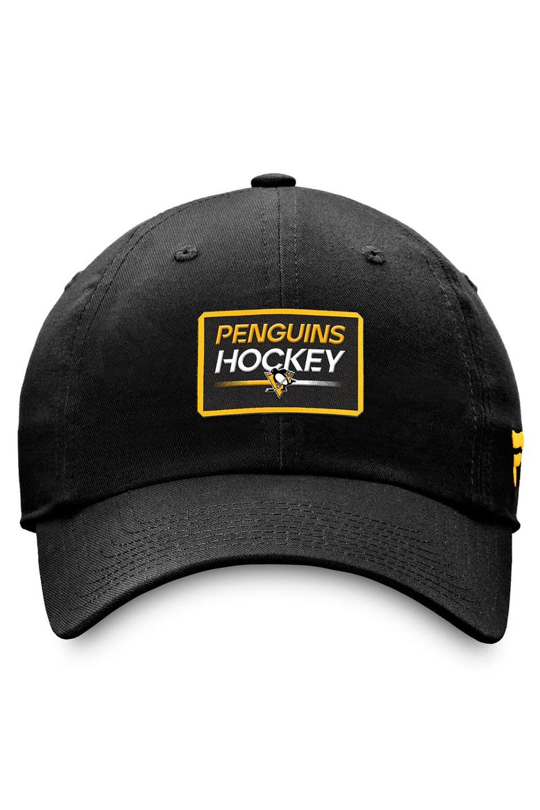 Men's Fanatics Branded  Black Pittsburgh Penguins Authentic Pro Prime Adjustable Hat, Alternate, color, Black