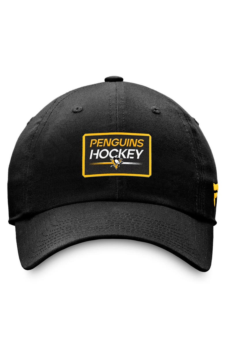 FANATICS Men's Fanatics Branded Black Pittsburgh Penguins Authentic Pro Prime Adjustable Hat, Alternate, color, Black