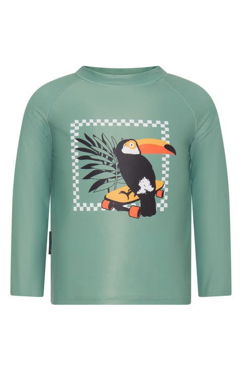Kids' Skating Pelican Long Sleeve Rashguard (Toddler & Little Kid)