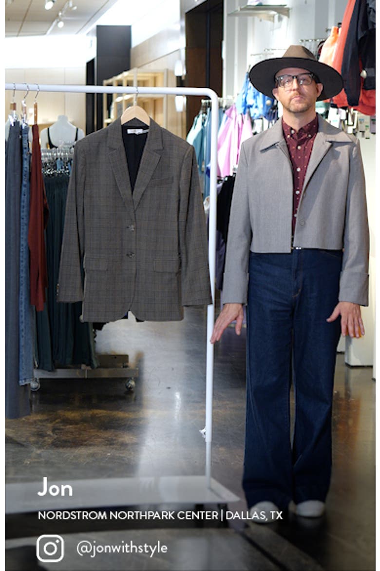 Amalia Plaid Blazer video