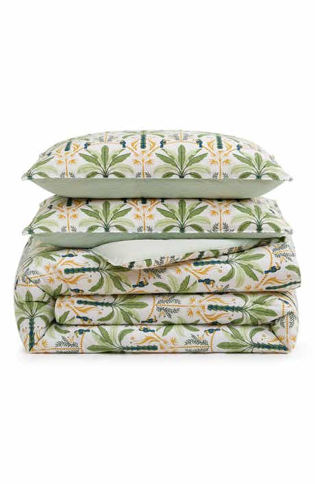 Tommy Bahama Mystic Palms Reversible Cotton Comforter & Sham Set