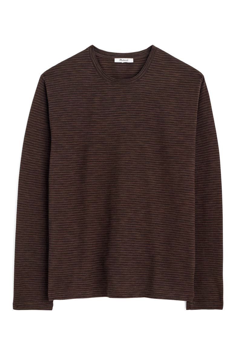 Long Sleeve Jacquard T-Shirt, Main, color, STRIPE