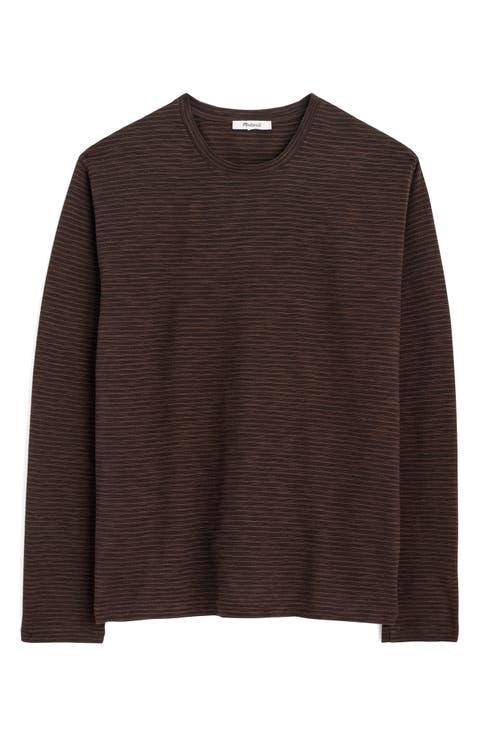 Long Sleeve Jacquard T-Shirt