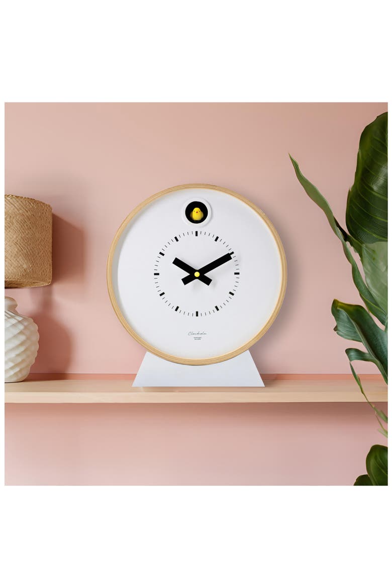 Dot Cuckoo Clock, Alternate, color, WHITE