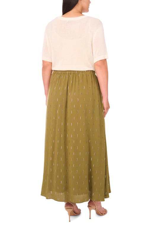 Halogenr Halogen(r) Metallic Accent Pull-on Midi Skirt