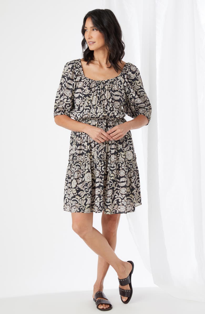 Karen Kane Tiered Floral Dress, Alternate, color,