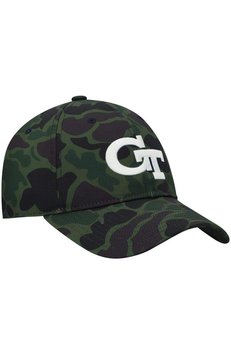 adidas Men's adidas Camo Georgia Tech Yellow Jackets Military Appreciation Slouch Primegreen Adjustable Hat, Alternate, color, 
