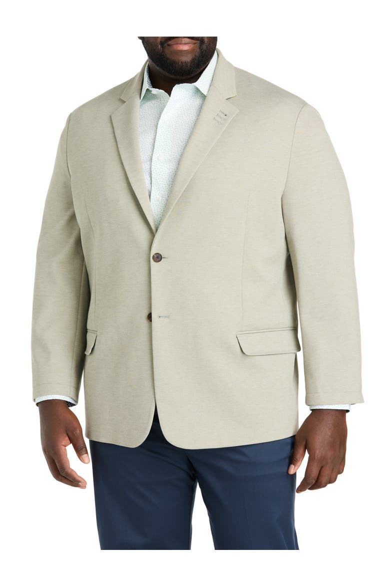 Big & Tall Textured Knit Sport Coat V2, Main, color, GREEN