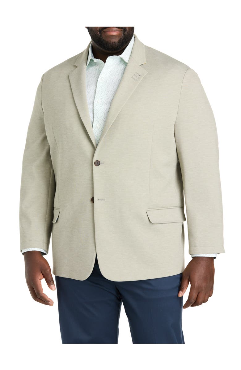 Synrgy by DXL Big & Tall Textured Knit Sport Coat V2, Main, color, Green