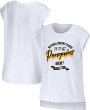 WEAR by Erin Andrews Women's WEAR by Erin Andrews White Pittsburgh Penguins Domestic Tank Top