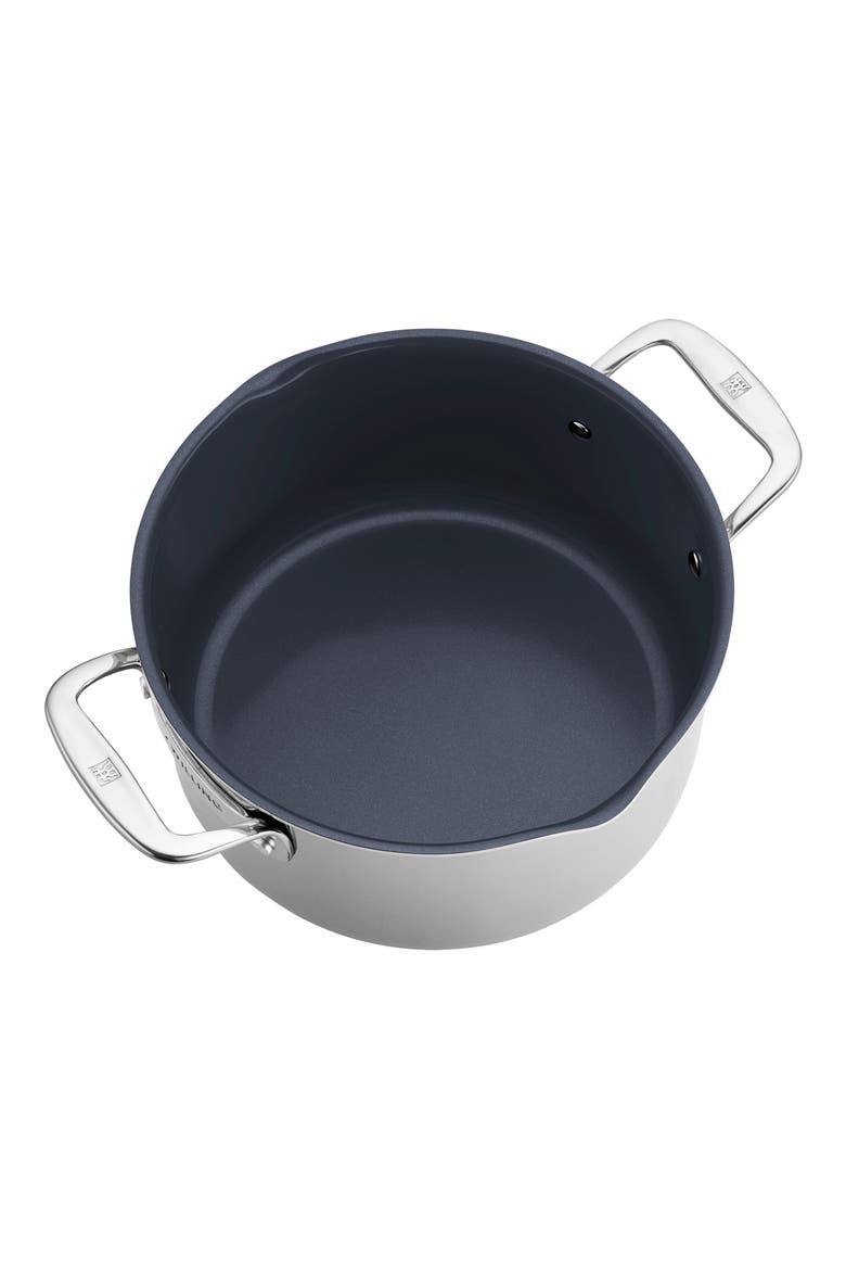 Clad CFX 6-Quart Nonstick Dutch Oven, Alternate, color, STAINLESS STEEL
