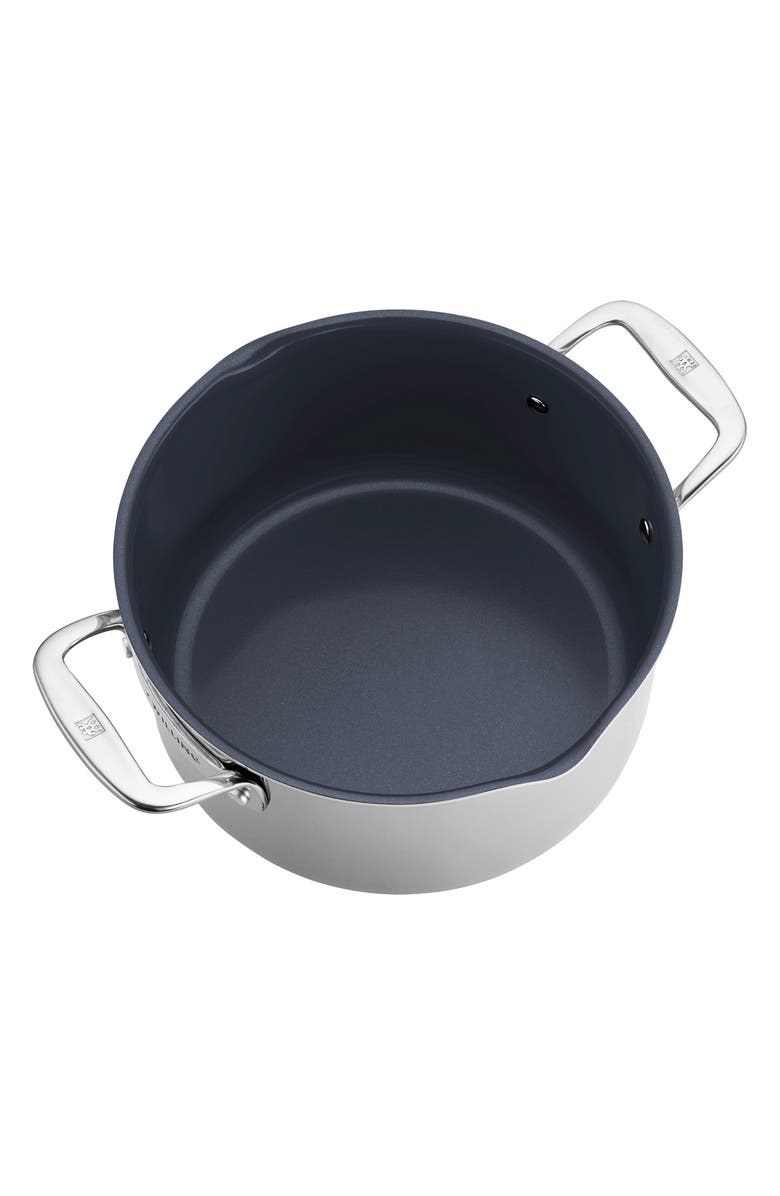 ZWILLING Clad CFX 6-Quart Nonstick Dutch Oven, Alternate, color, Stainless Steel