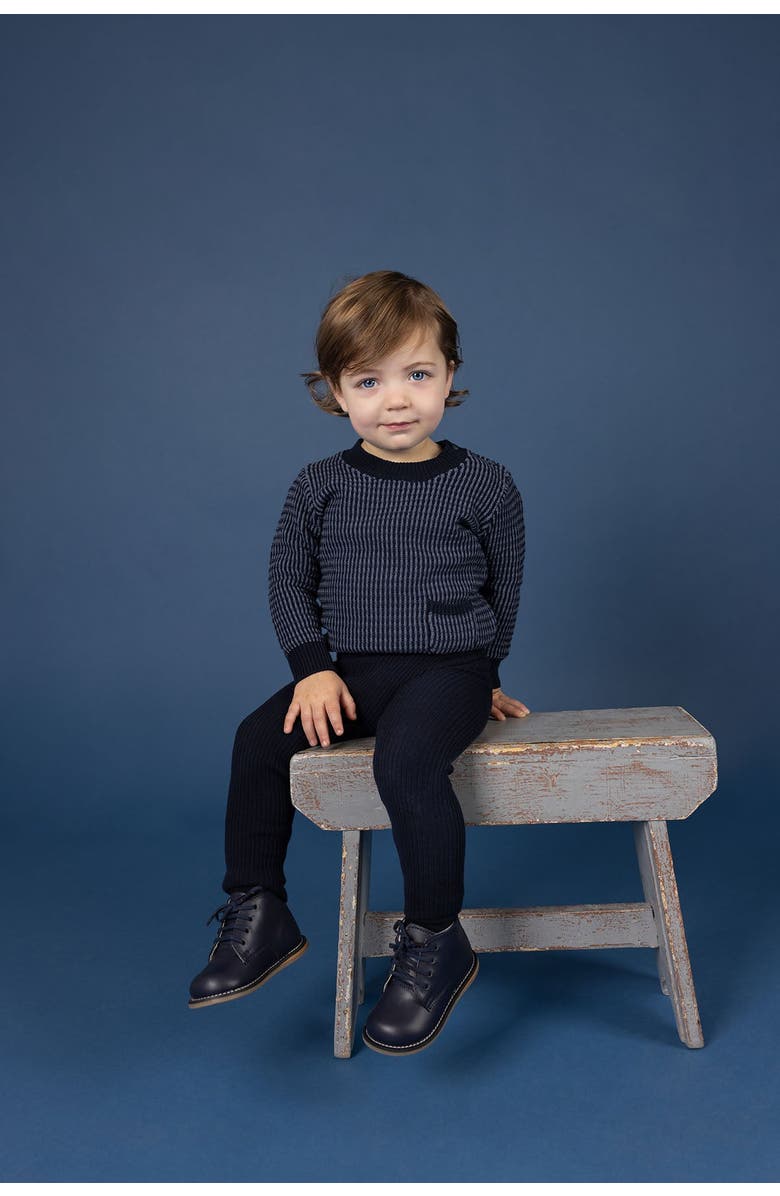 Ely's & Co. Looms Thin Stripe Collection - Toddler Set, Alternate, color, Navy/Blue