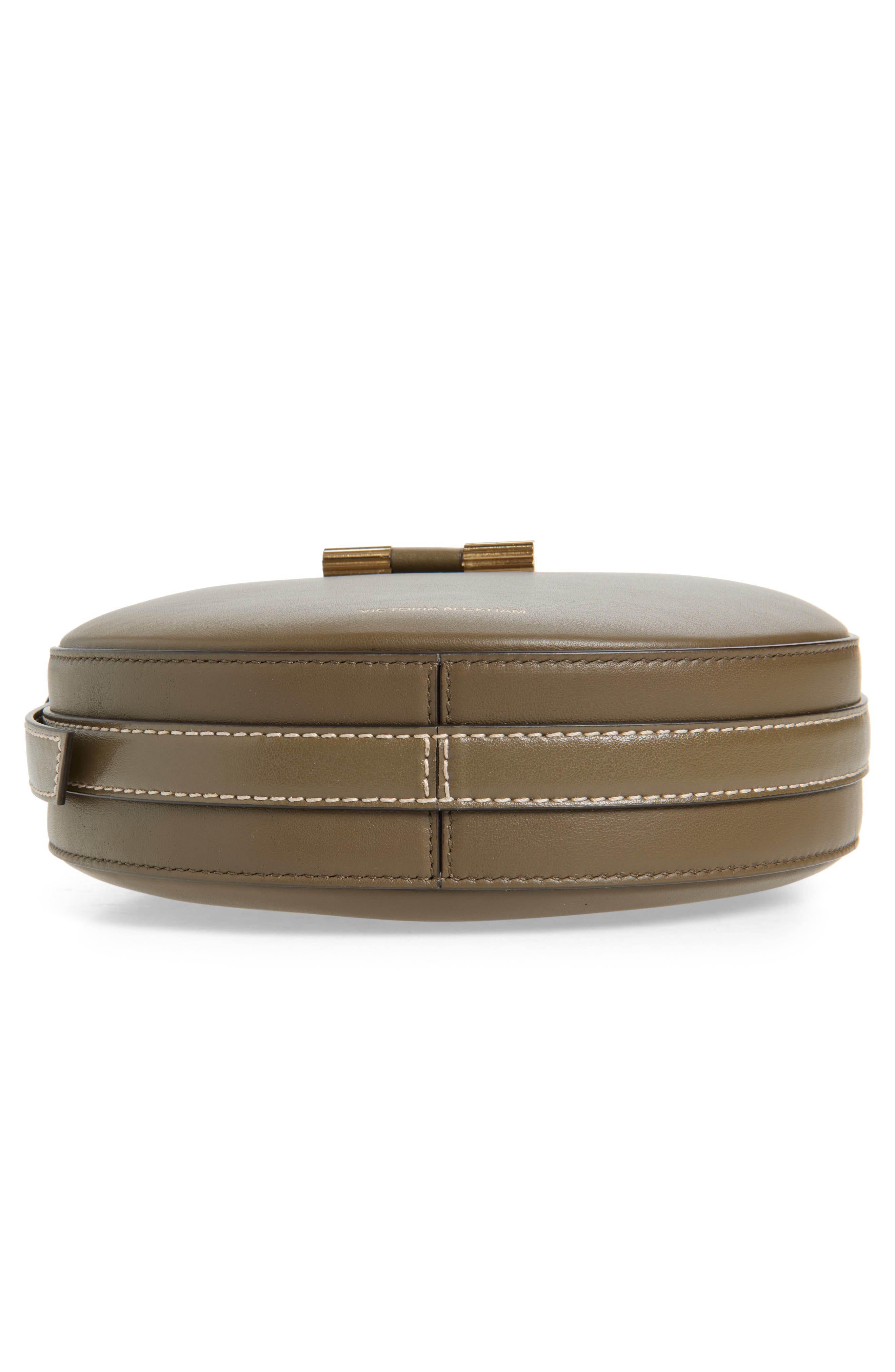Dia Leather Crossbody, Alternate, color, DARK KHAKI