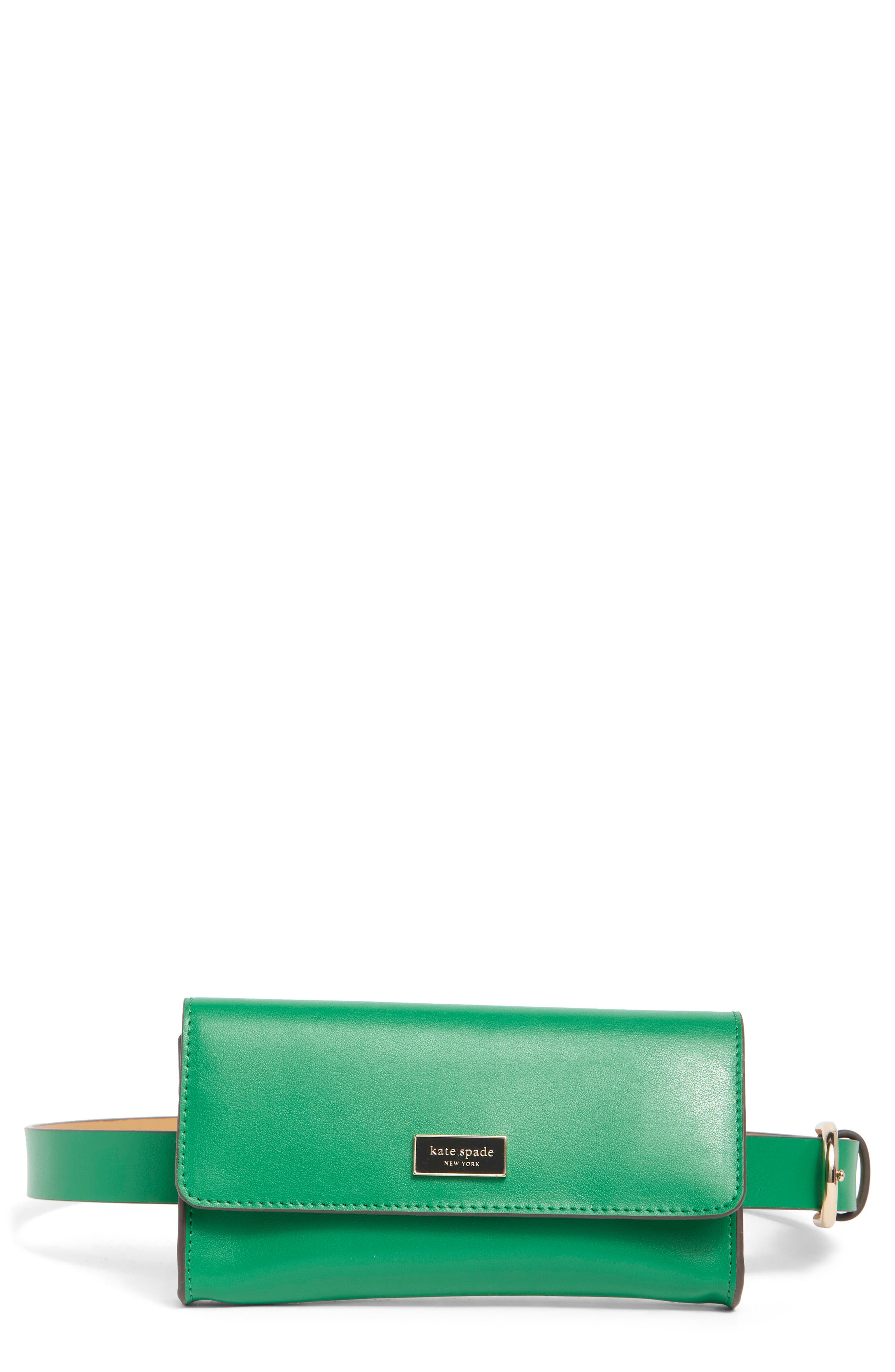 Kate Spade New York flap leather belt bag, Main, color, 