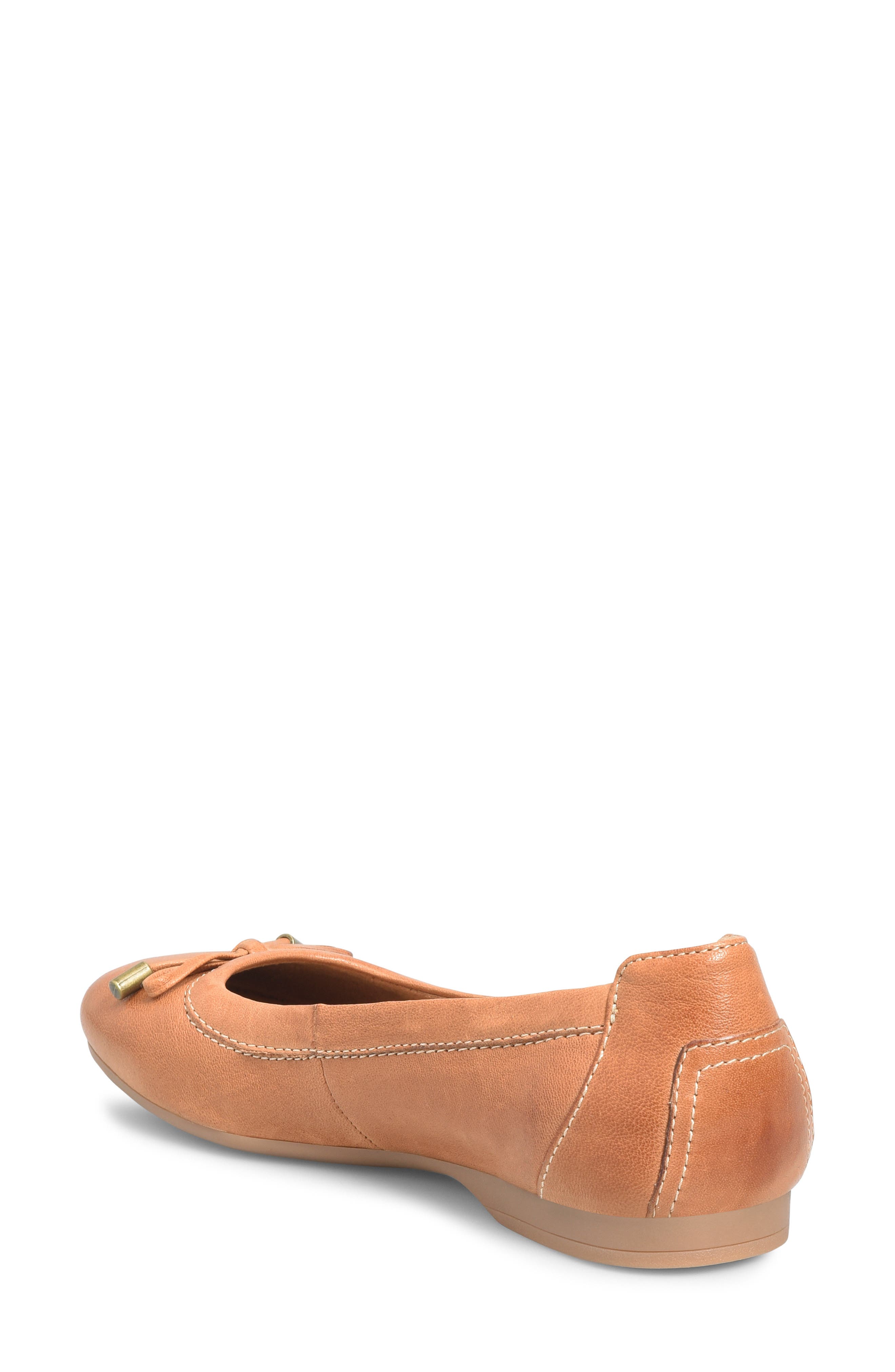 Comfortiva Keegan Ballet Flat, Alternate, color, Luggage