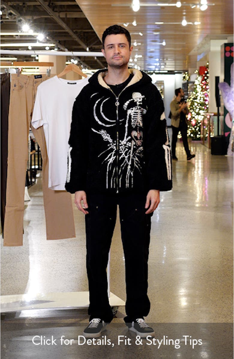 Nikkan Hagaki High Pile Fleece Zip Hoodie, sales video thumbnail