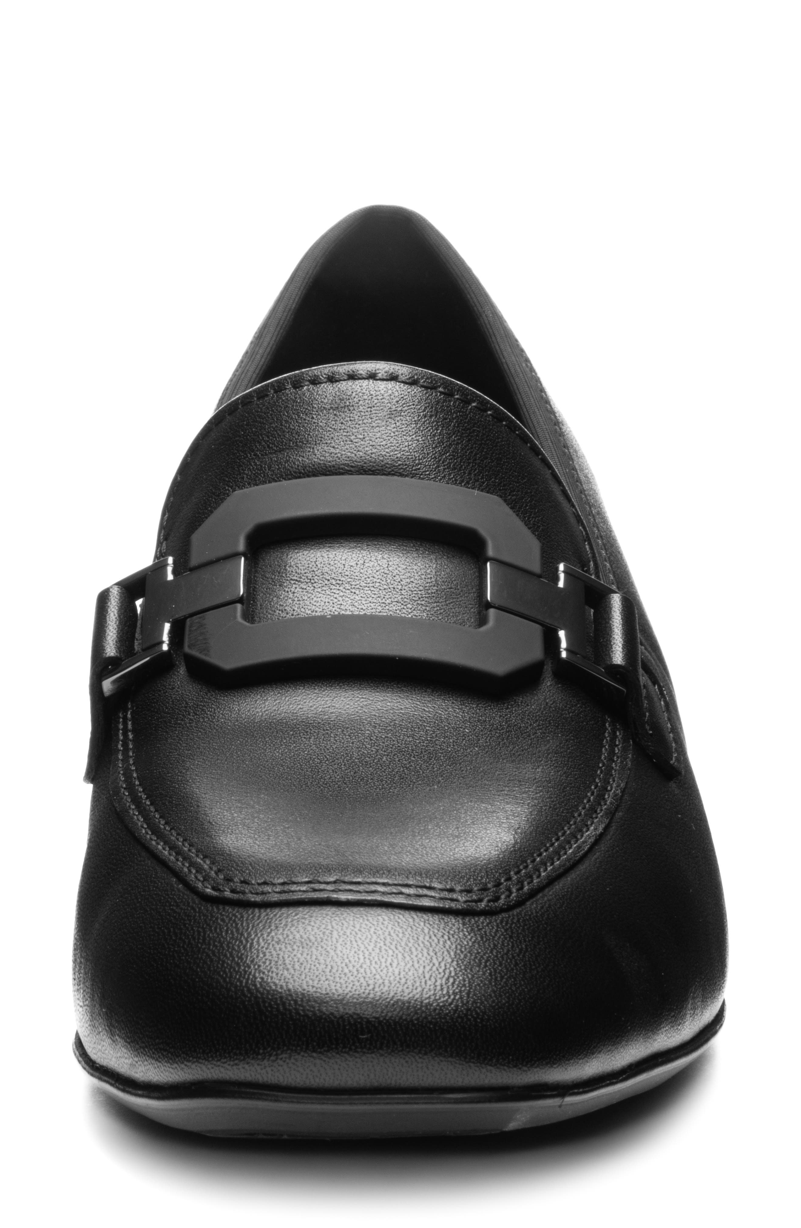 ara Giza Loafer Pump, Alternate, color, Black