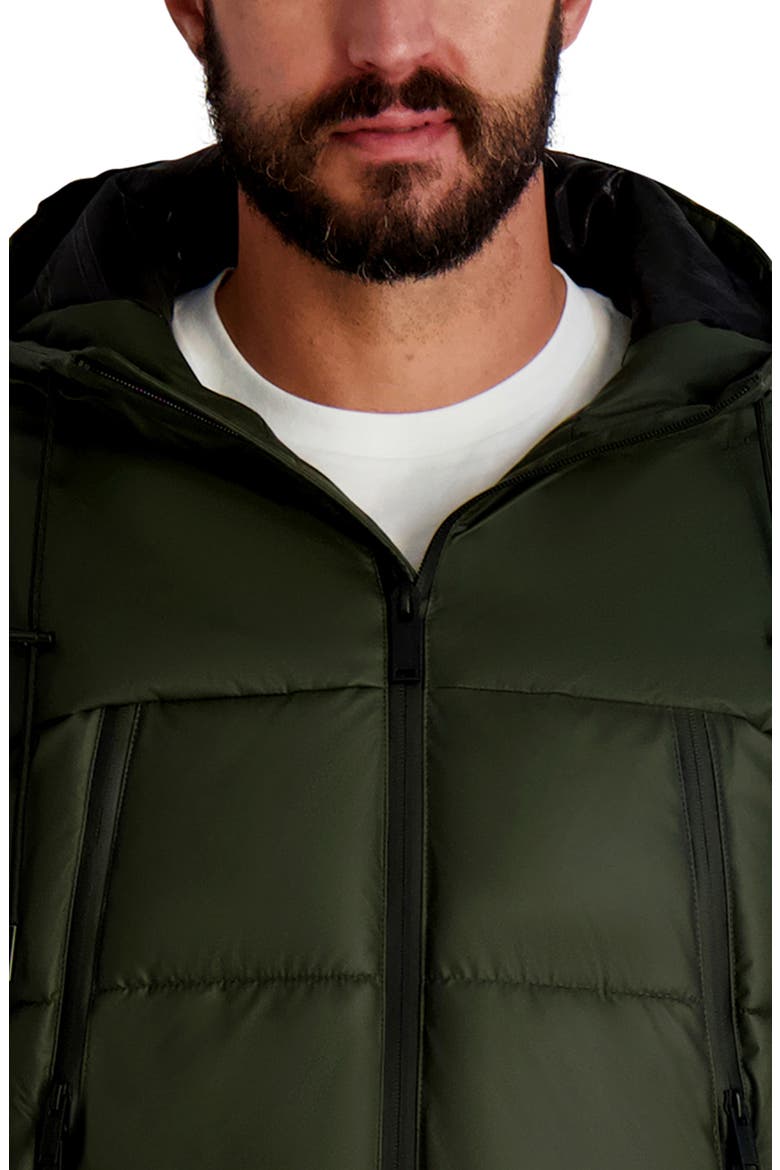 Hooded Puffer Jacket, Alternate, color, OLIVE