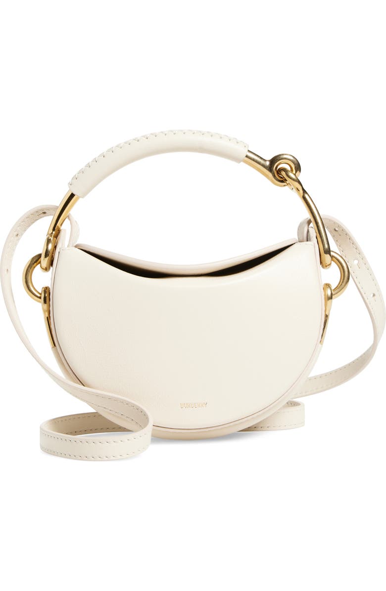 Burberry Bridle Logo Leather Crossbody Bag, Main, color, Soap