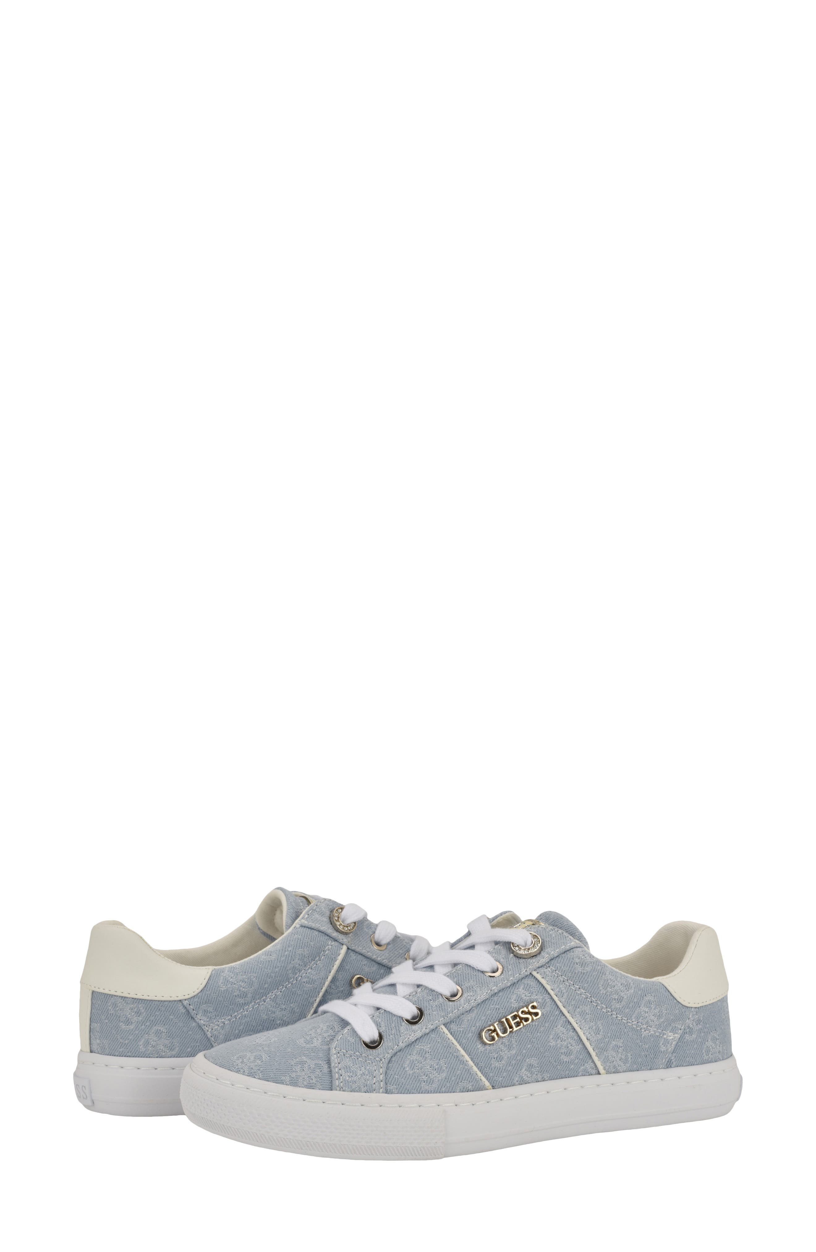 GUESS Loven Sneaker, Alternate, color, Medium Blue